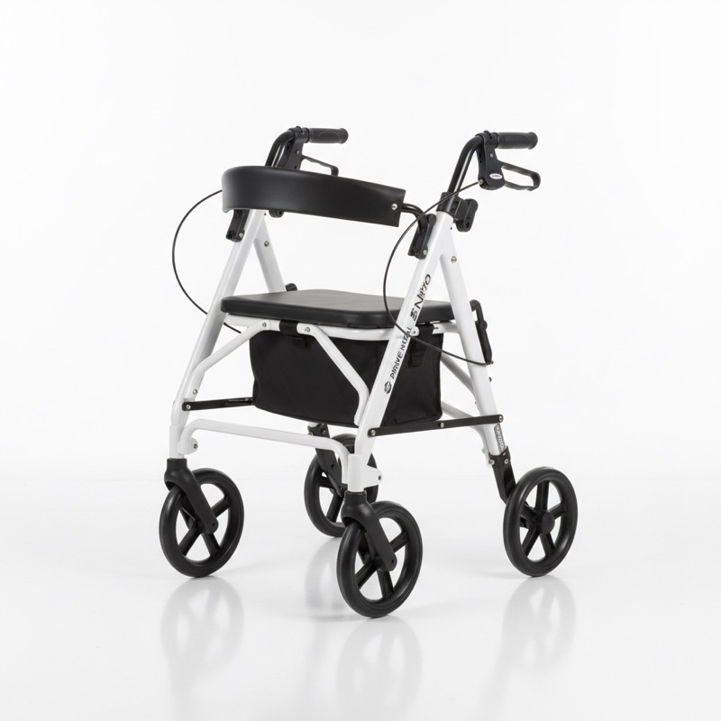 Drive Medical Nitro all terrain outdoor walker with 10-inch wheels