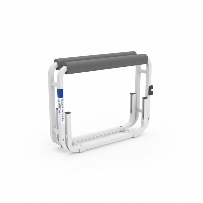 Drive Medical heavy duty folding bed rail on white background