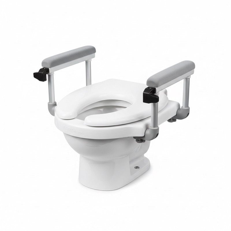 Carex Raised Toilet Seat with Handles