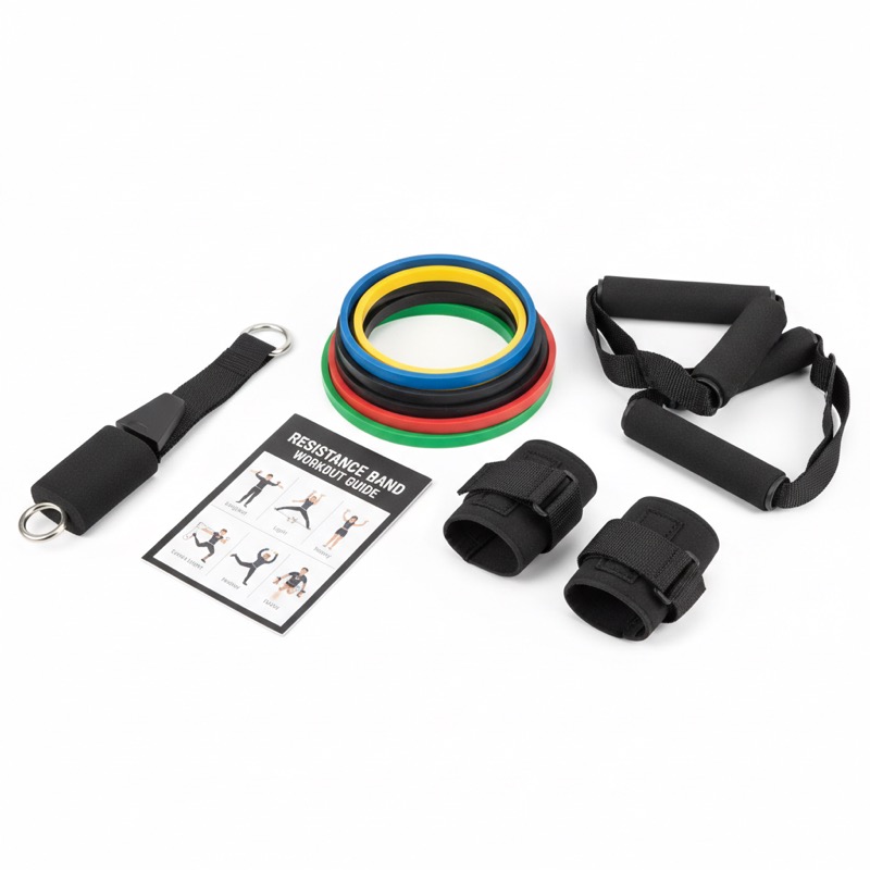 Resistance Bands Set with Door Anchor for seniors